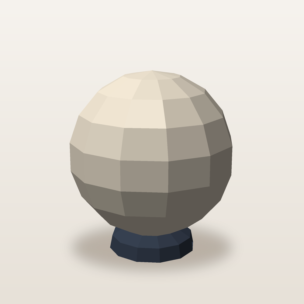 Luminária de mesa low-poly