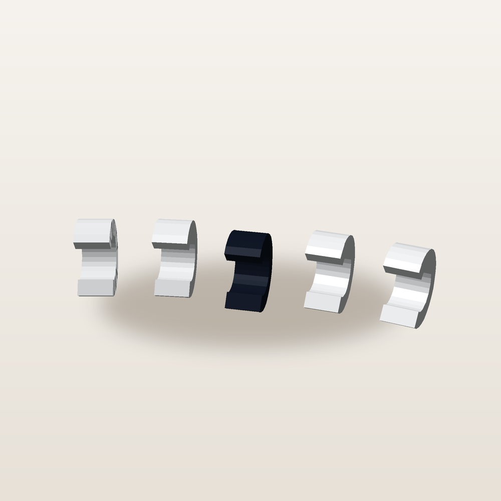 Organizador de cabos (kit 5)